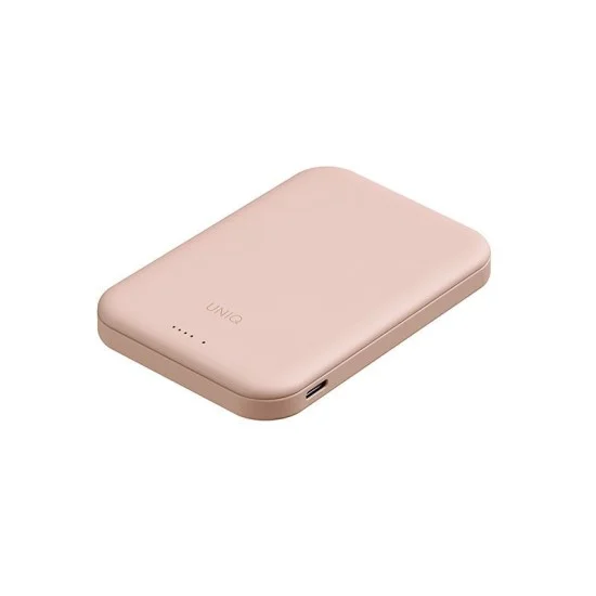 Uniq Lyden Lexa 5000Mah Magnetic Fast Wireless Usb-C Pd Power Bank - BLUSH PINK